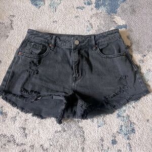 Pacsun Black High-Rise Festival Shorts